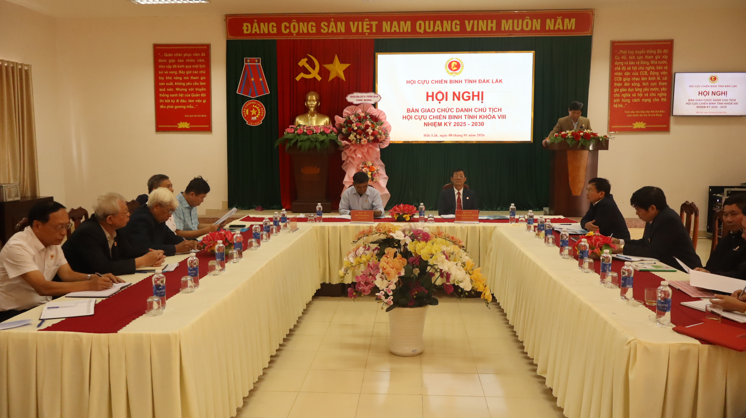 Bàn giao chức danh Chủ tịch Hội Cựu chiến binh tỉnh